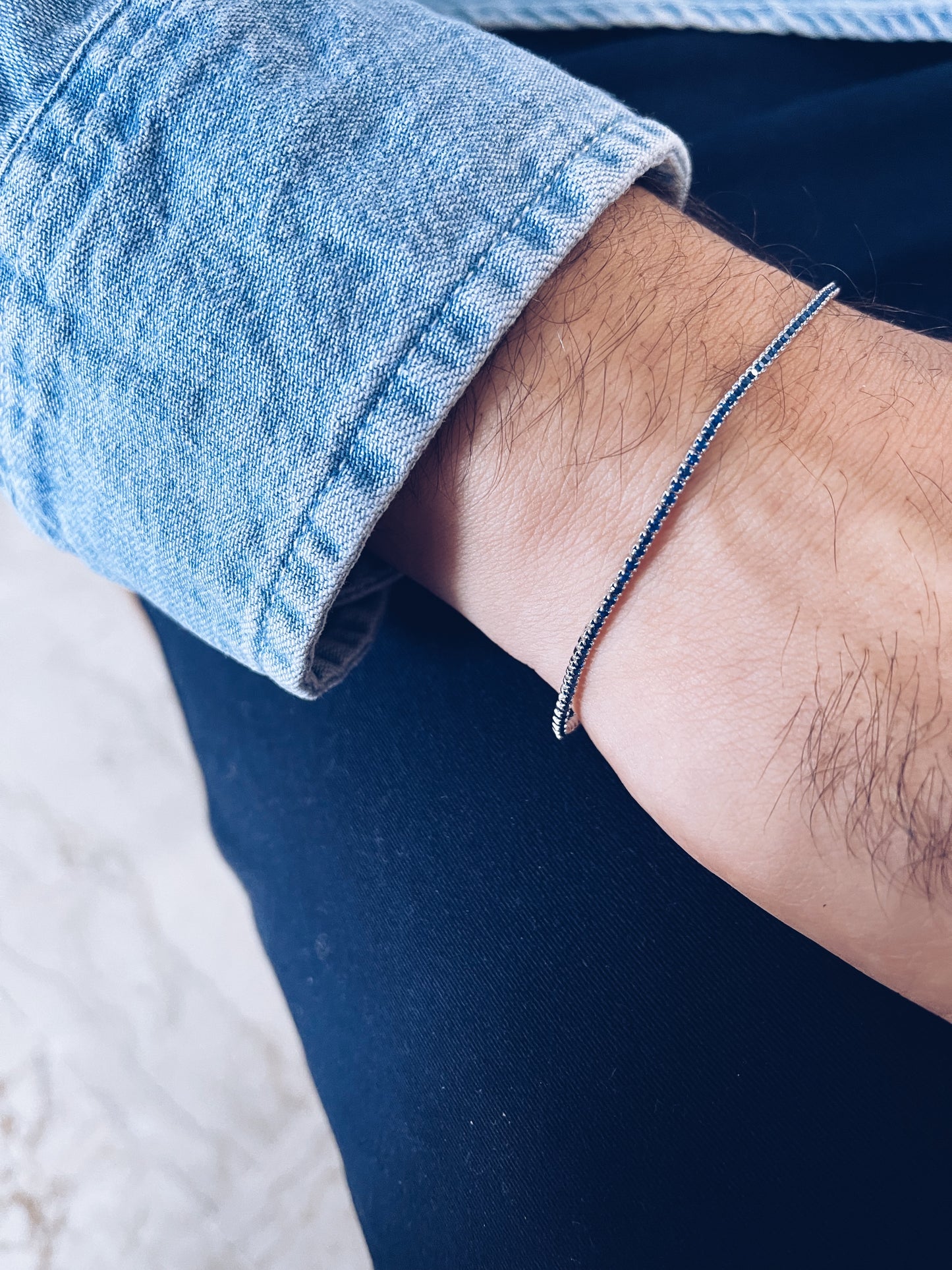 Bracciale tennis in argento 925