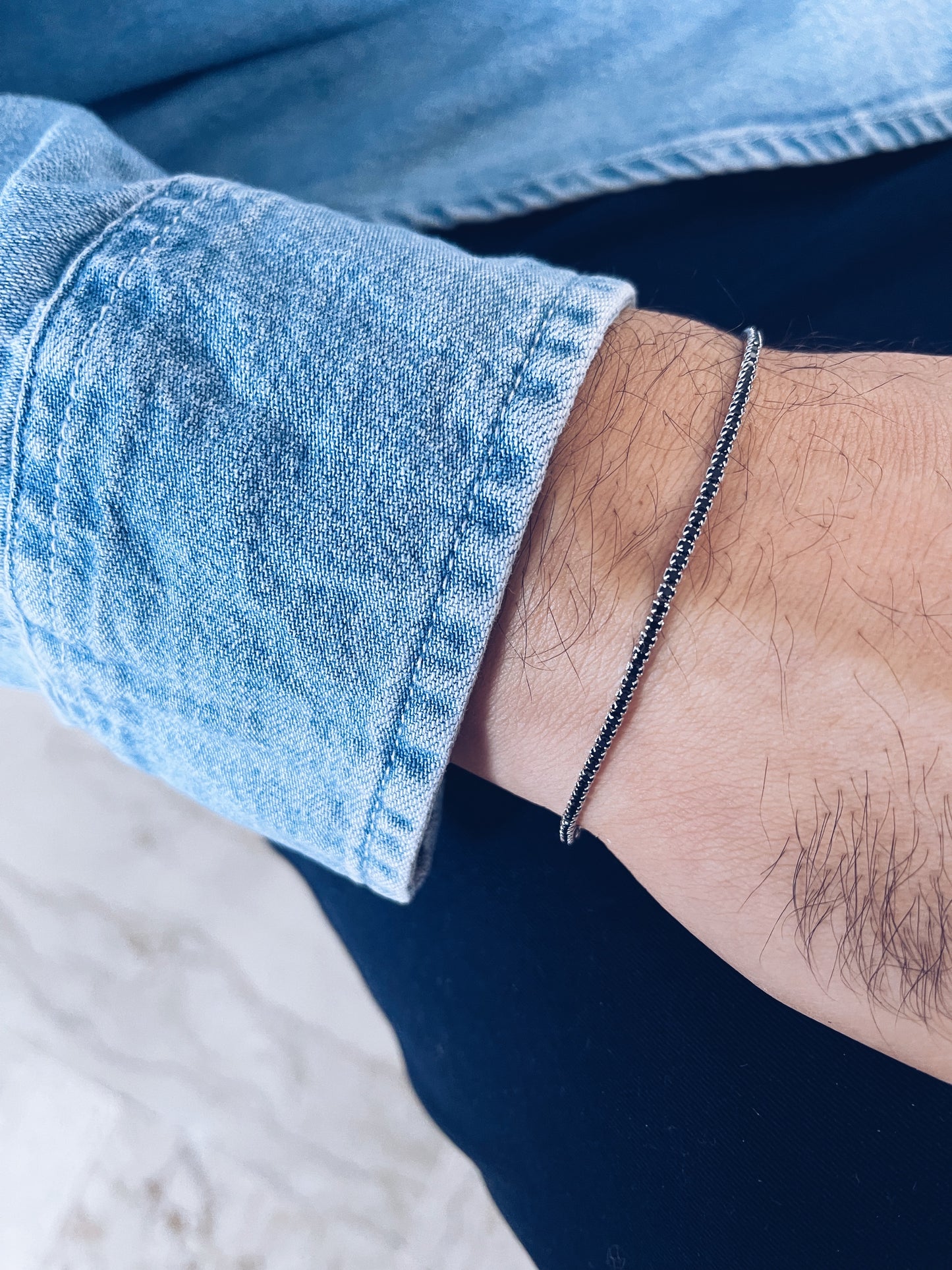 Bracciale tennis in argento 925