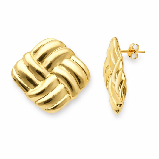 Orecchini a lobo in acciaio