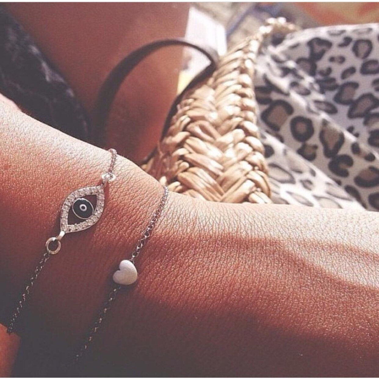 Bracciale in argento 925 con cuore