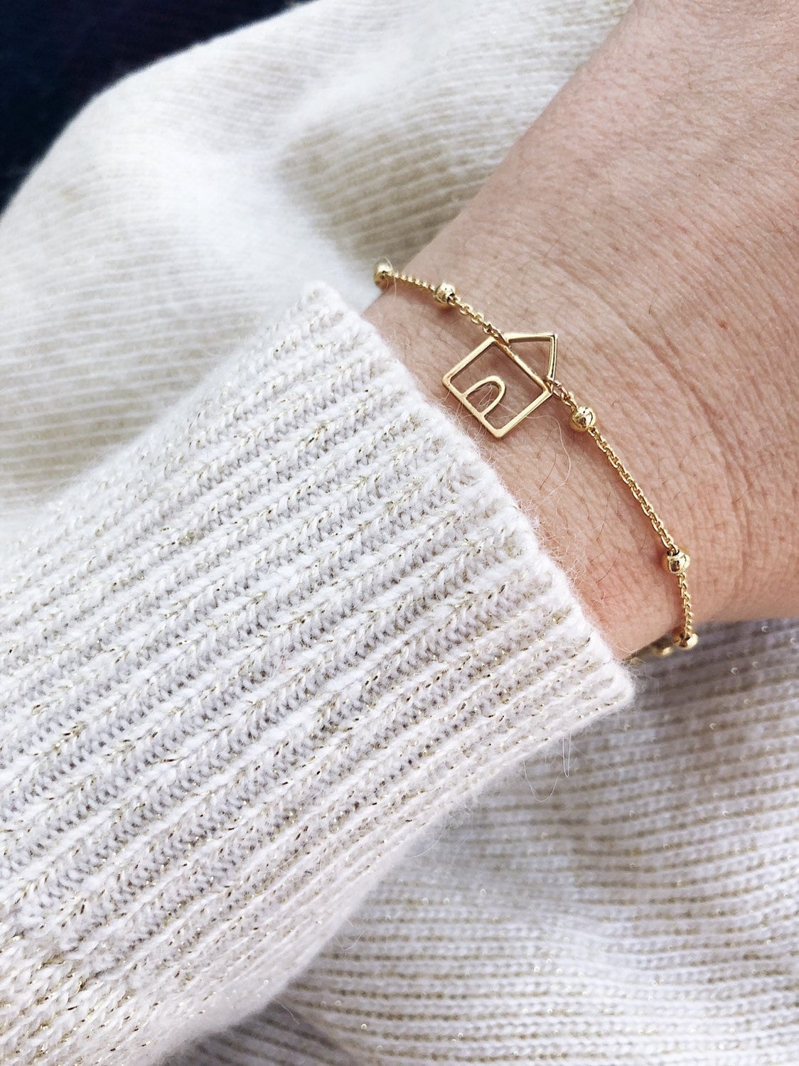 Sweet Home - Bracciale con casetta