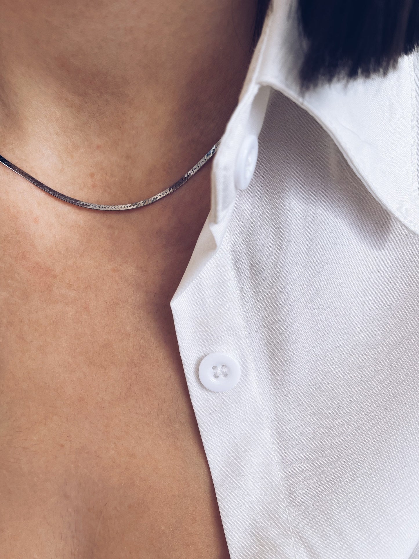 Collana snake in acciaio