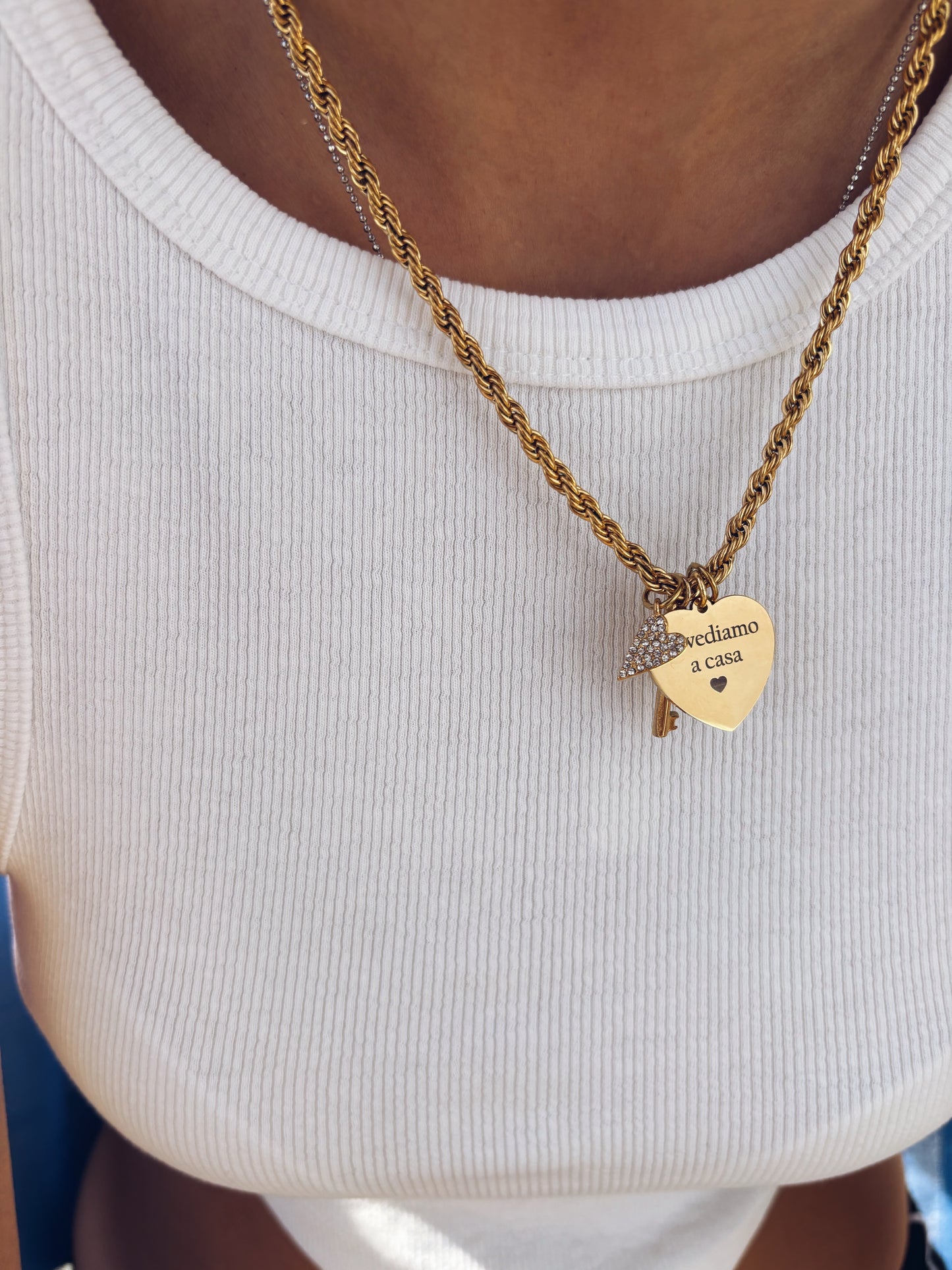 Targhetta cuore personalizzata