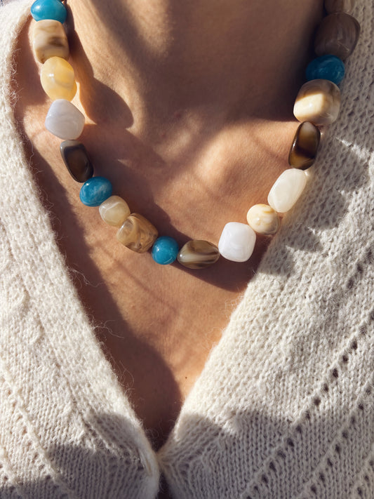 Amélie - Collana in resina colorata