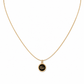 Collana con charm e catena in acciaio