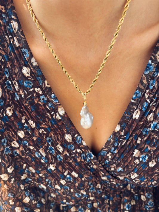 Combo perla grigia in gold