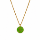 Collana con charm e catena in acciaio