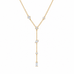 Collana a Y con zirconi