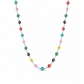 Collana occhi portafortuna in acciaio