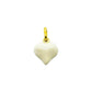 Charm cuore bombato in argento 925 smaltato
