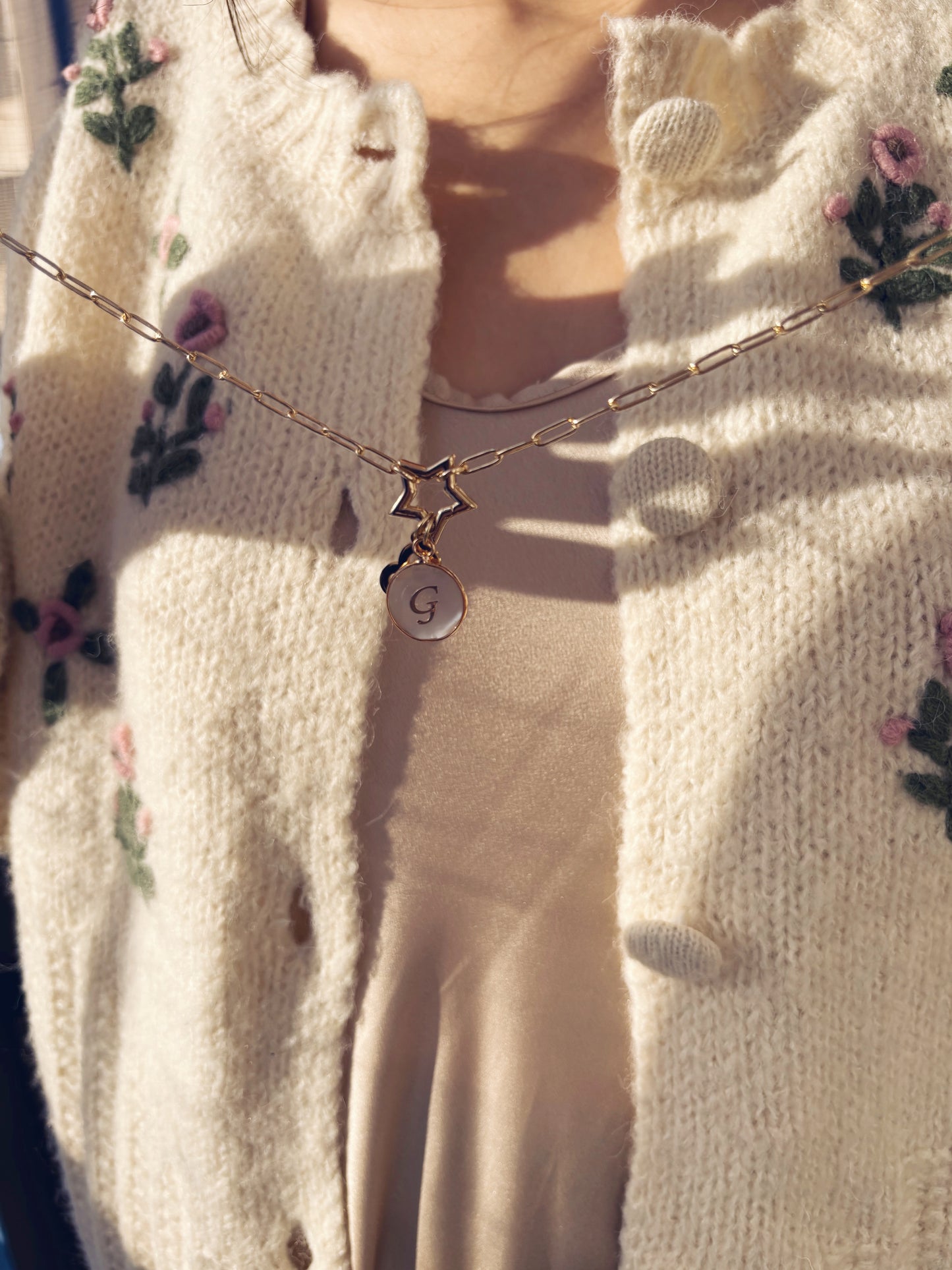 Base collana in acciaio con chiusura stella