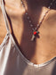 New York - Collana in acciaio con ciondolo a tema