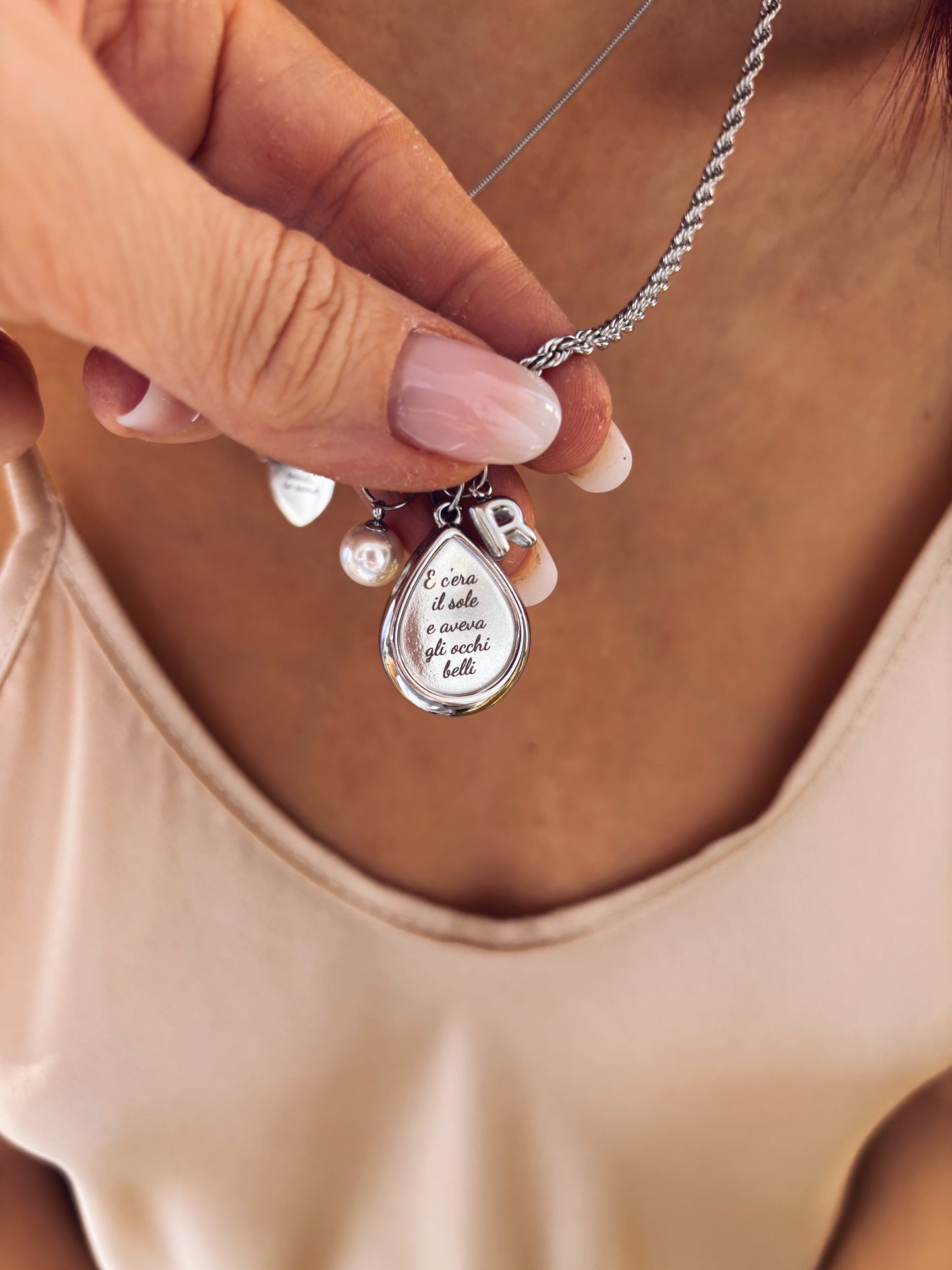 Targhetta a goccia personalizzata