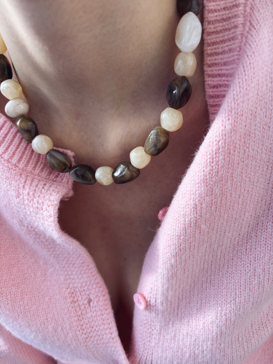 Claire - Collana in resina colorata