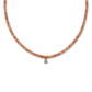 Collana con pietre dure sfaccettate e mini zircone