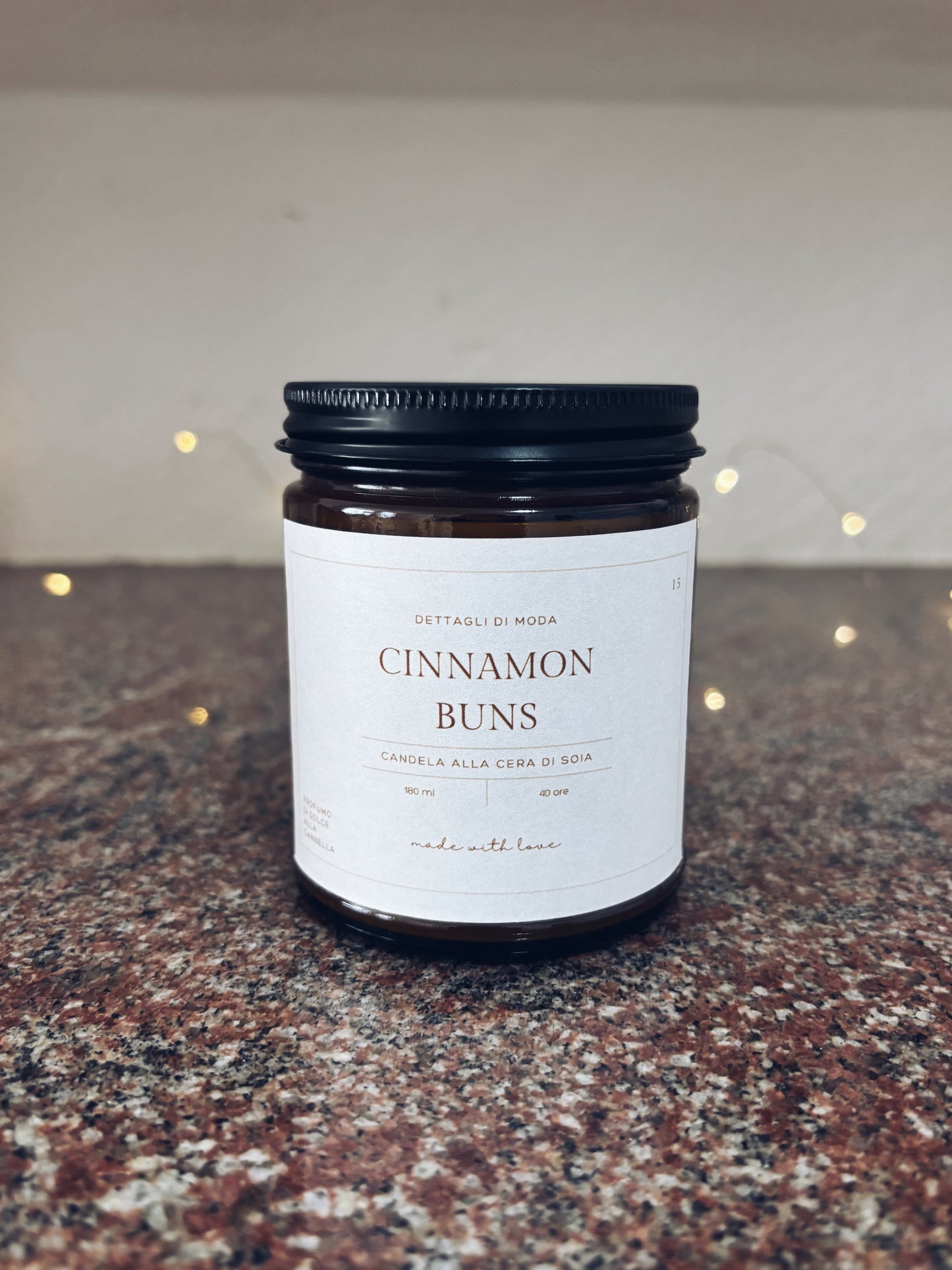 Cinnamon Buns - candela alla cera di soia