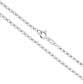 Collana catena rolo' in argento 925