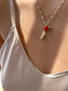 New York - Collana in acciaio con ciondolo a tema