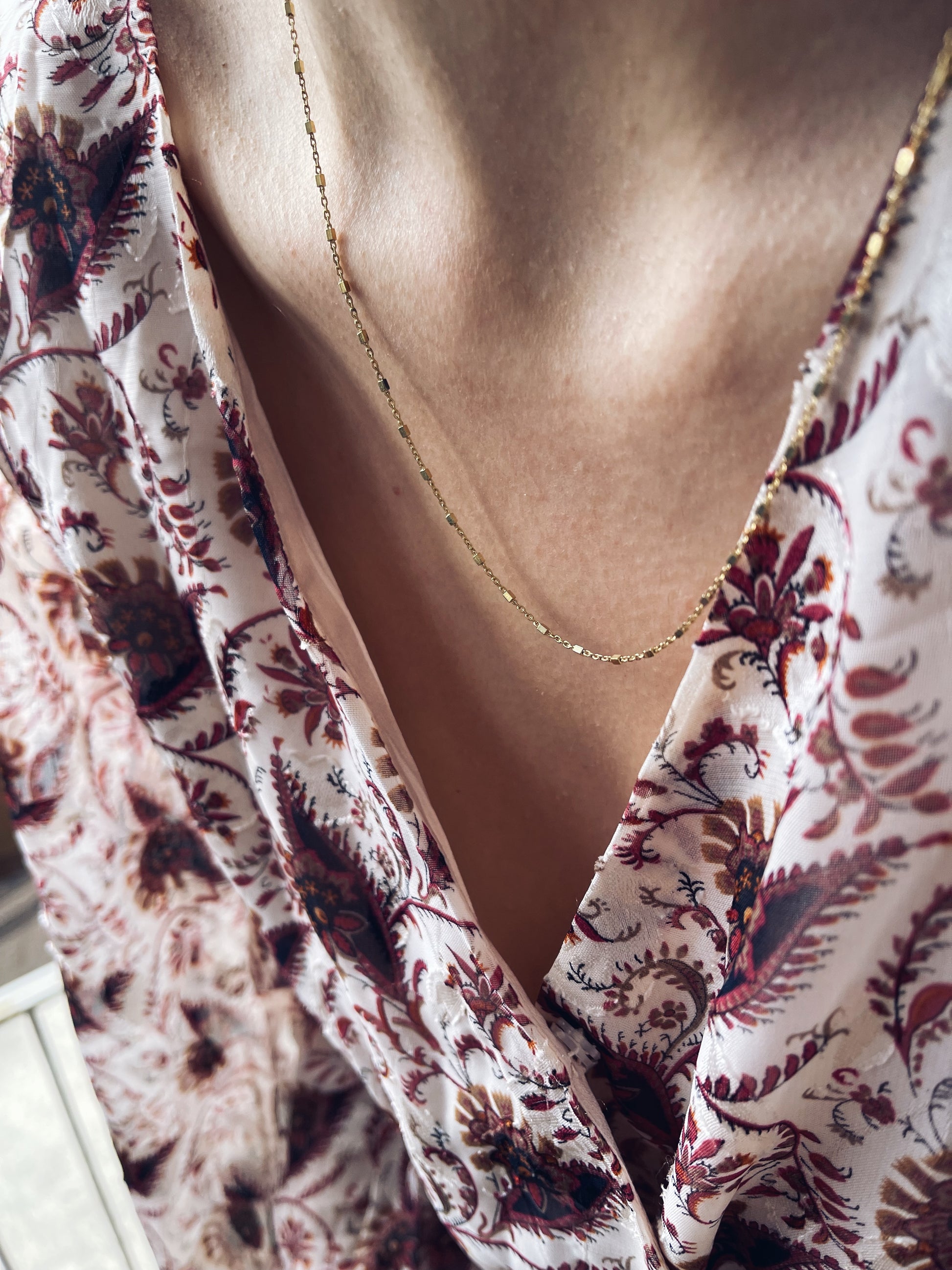 Luce - Collana con dadini in argento 925 - Dettagli di Moda