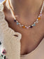 Paulette - Gocciolina con perle di fiume e gocce multicolor