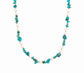 Collana in pasta di turchese e perle di fiume