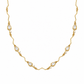 Collana con tulipani con zirconi