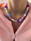 Collana in resina colorata