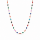 Collana occhi portafortuna in acciaio