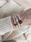 Bracciali con perline in vetro e tulipano