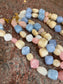 Collana in resina colorata