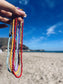 Collana con perline in vetro