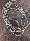 Collana con margherite in vetro di Murano e perle di fiume