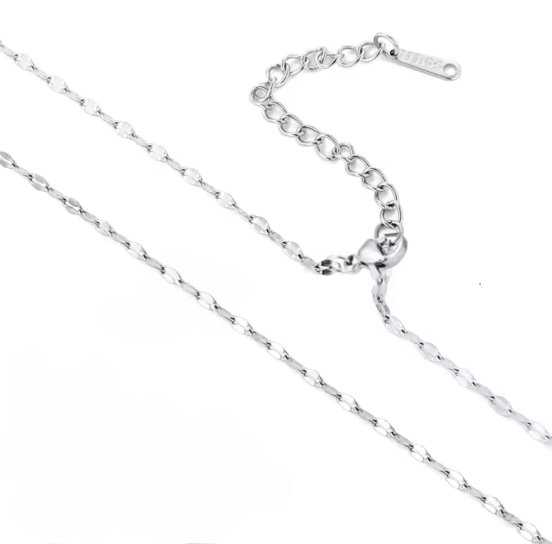 Collana in acciaio lavorato
