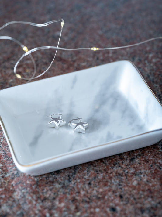 Orecchini stelle in argento 925