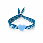 OMAGGIO - Bracciale in tessuto con cuore