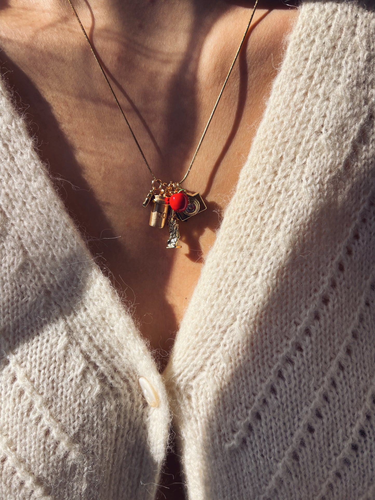 New York - Collana multicharm con ciondoli a tema