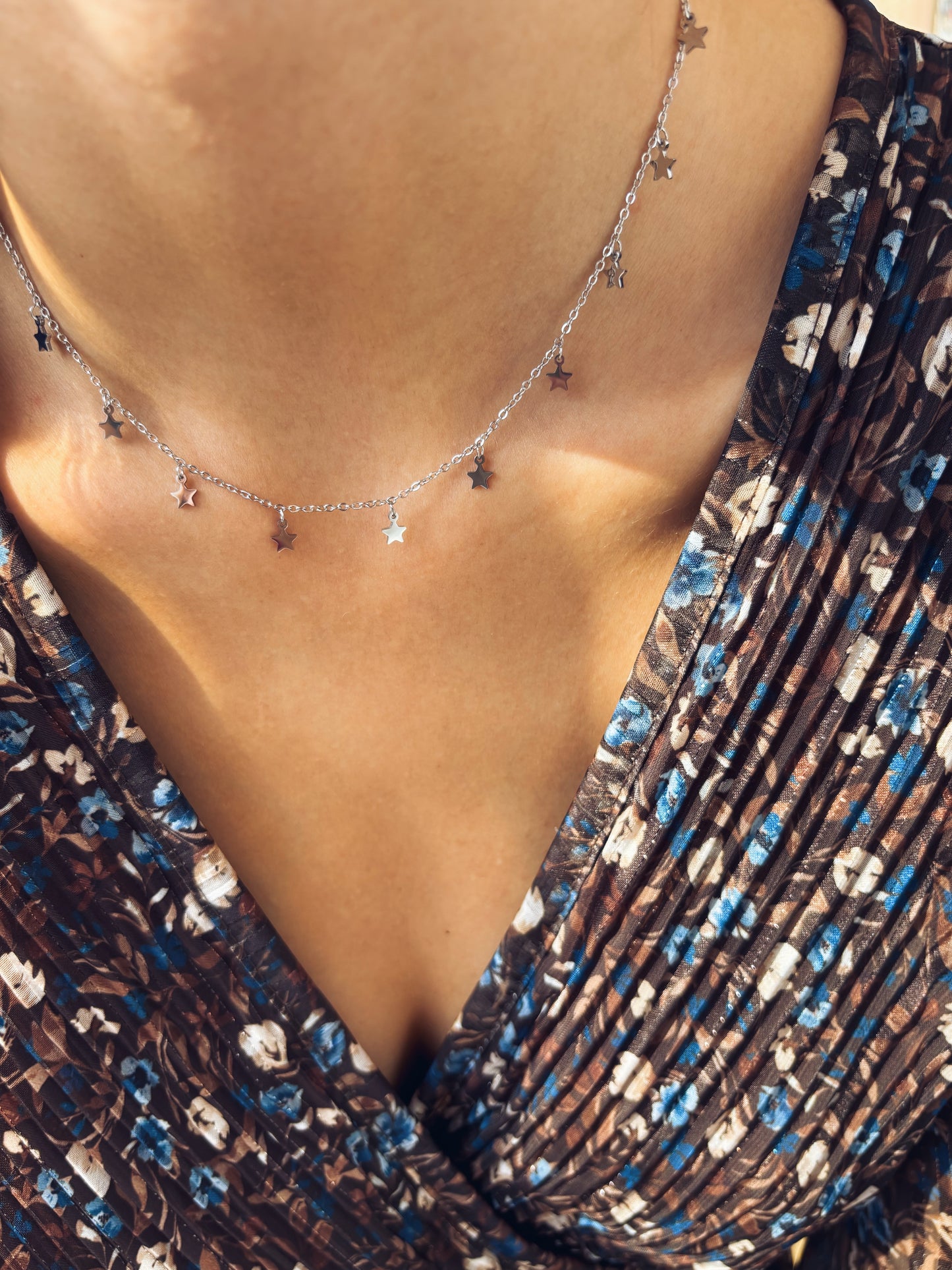 Collana multistelle in acciaio