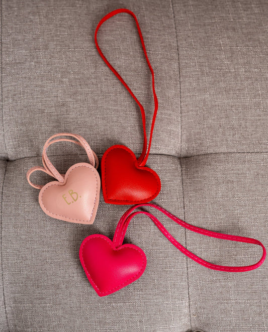 Charm da borsa personalizzato - cuore