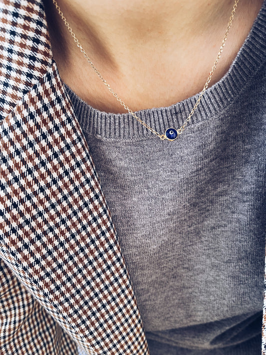 Portami con te - Collana con occhio portafortuna - Dettagli di Moda