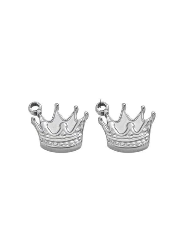 Charm corona in acciaio