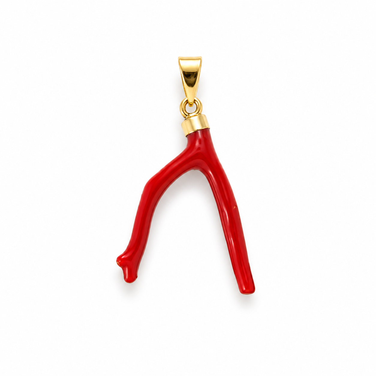 Charm ramo di corallo rosso