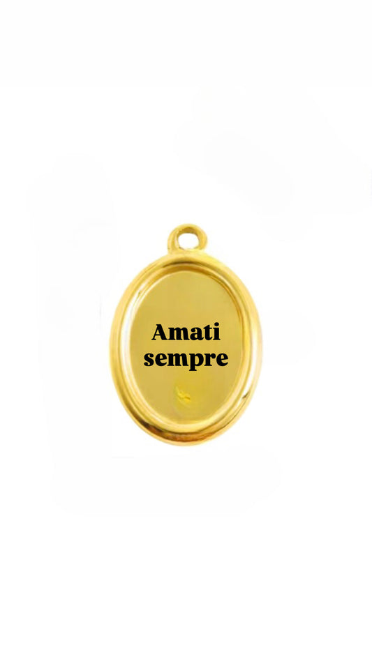 Targhetta ovale personalizzata