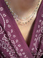 Collana in acciaio con dadini smaltati