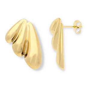 Orecchini a lobo in acciaio