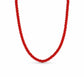 Collana in pasta di corallo rosso