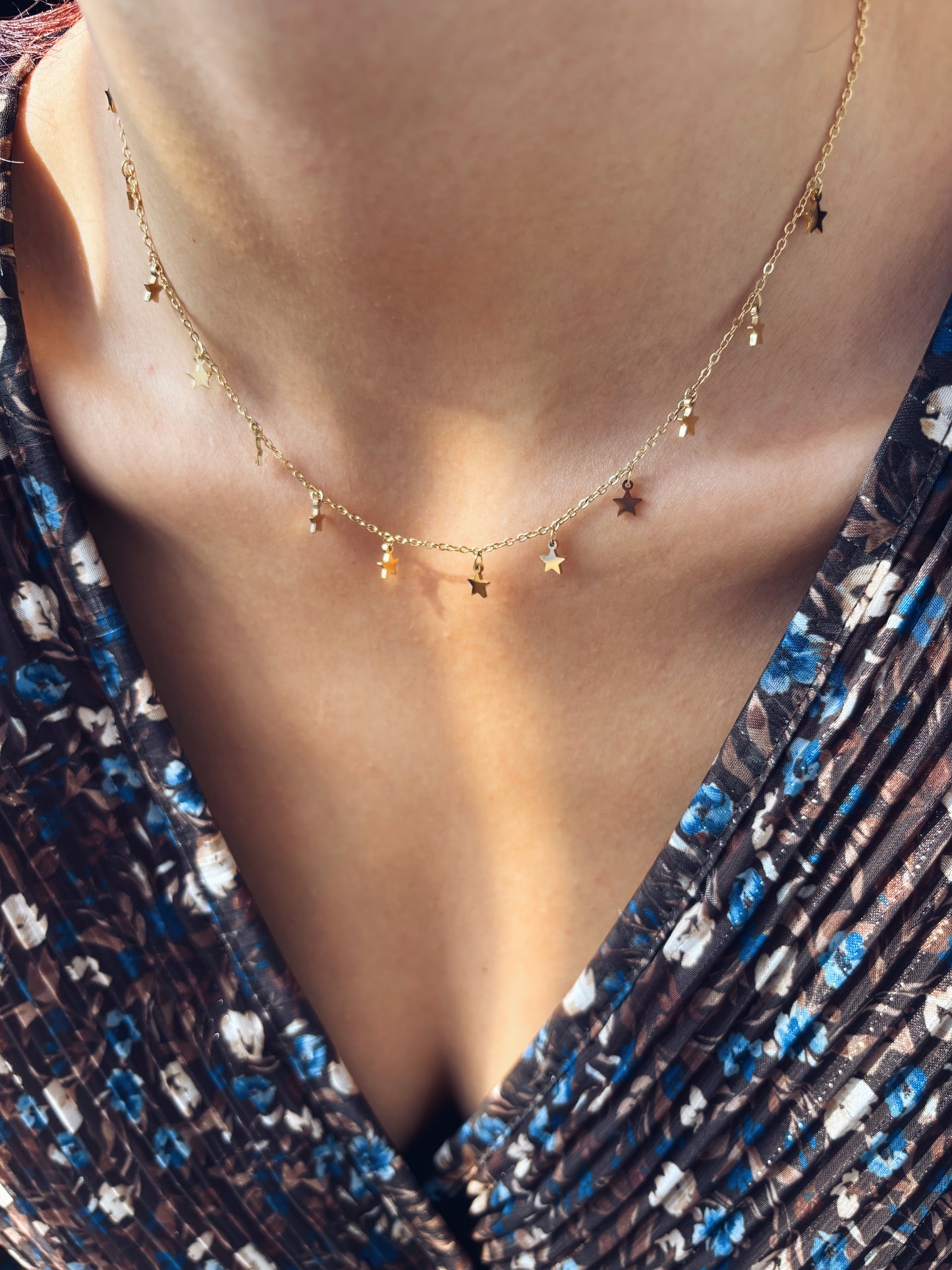 Collana multistelle in acciaio