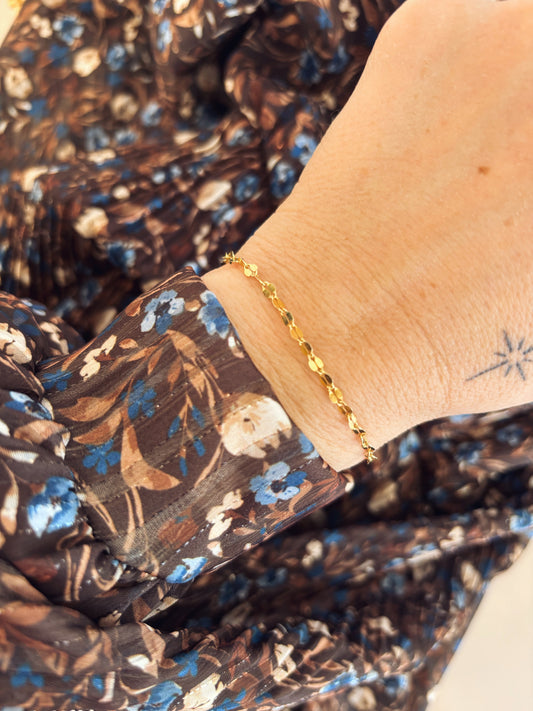 Luce - bracciale in argento 925 dorato