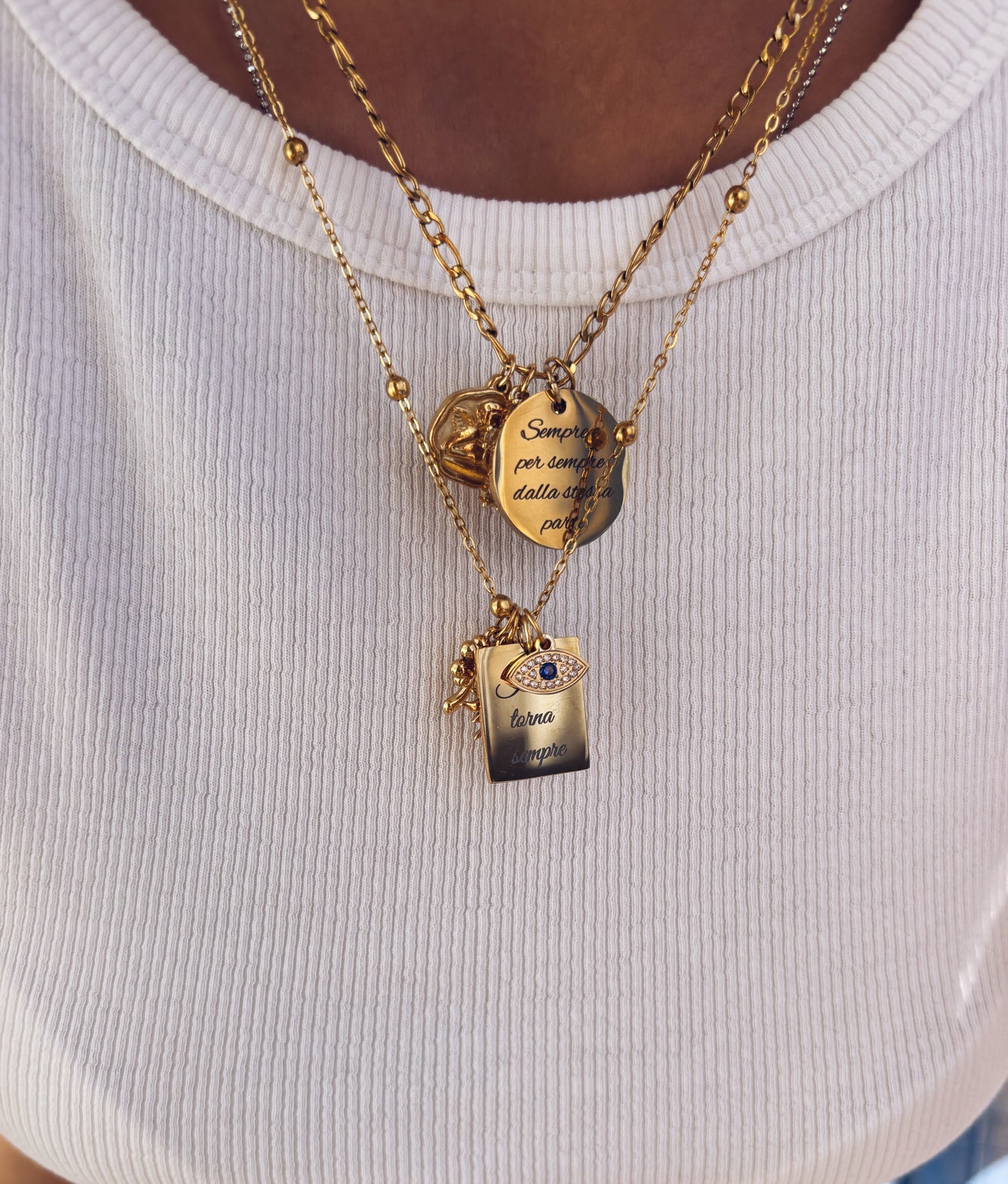 Targhetta tonda personalizzata