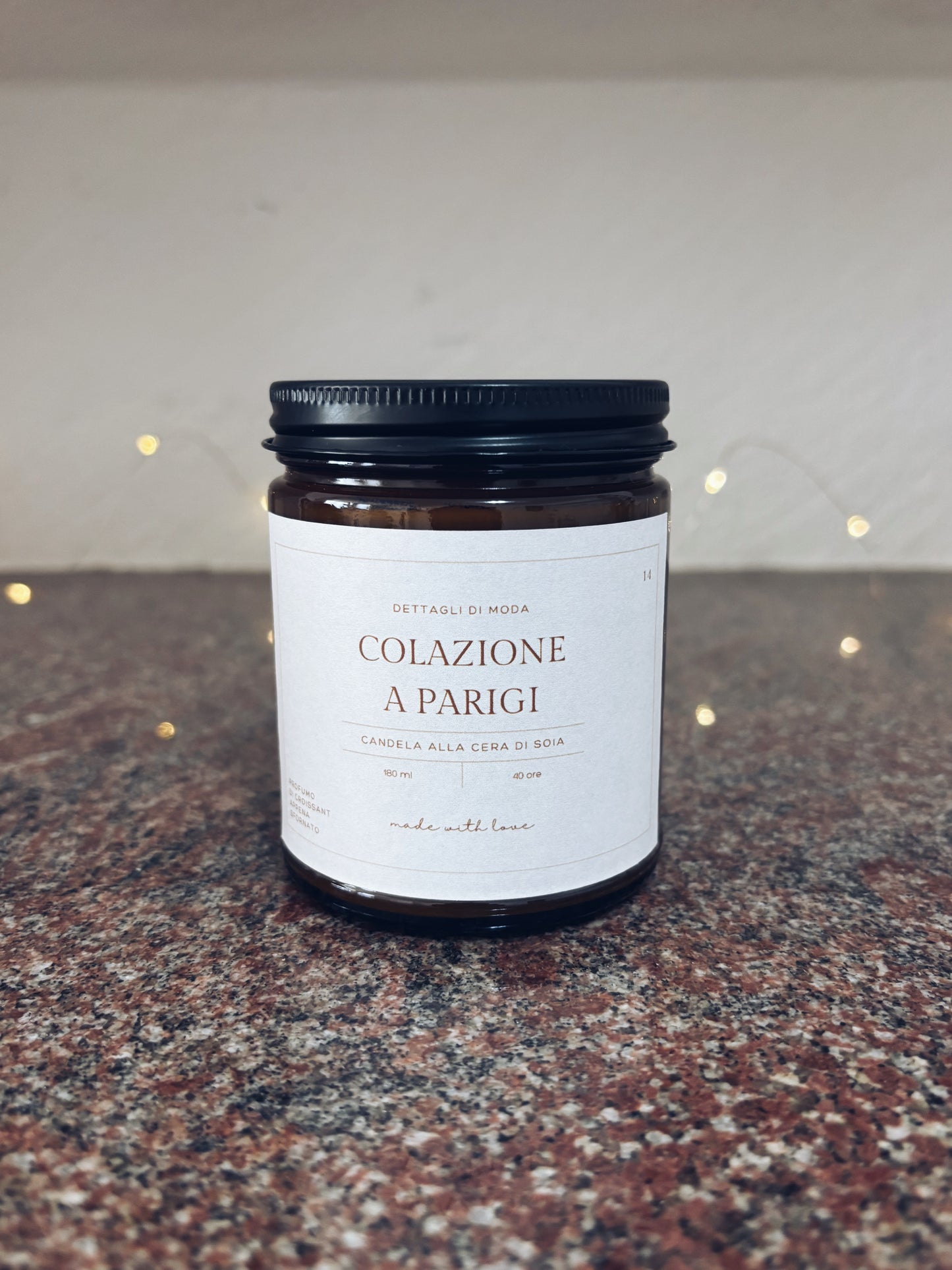 Colazione a Parigi - candela alla cera di soia