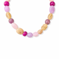 Collana in resina colorata